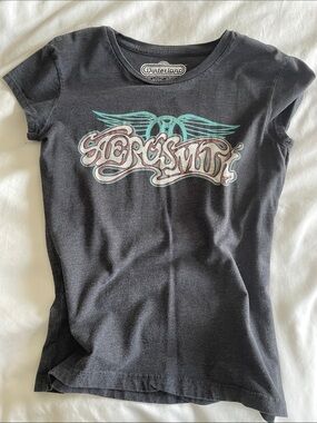 Gray Short-Sleeve Aerosmith tee Winterland. Vintage. ***see description***